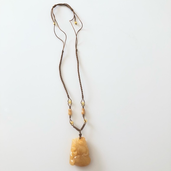 Jade Stone Necklace for prosperity - Picture 3 of 9